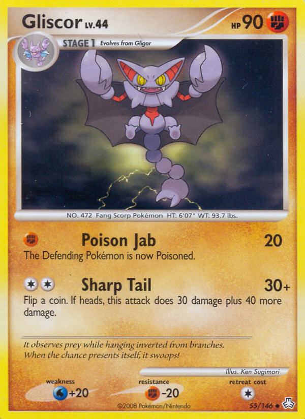 Gliscor (55/146) [Diamond & Pearl: Legends Awakened] Reverse Holofoil
