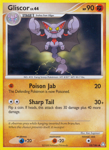 Gliscor (55/146) [Diamond & Pearl: Legends Awakened] Reverse Holofoil