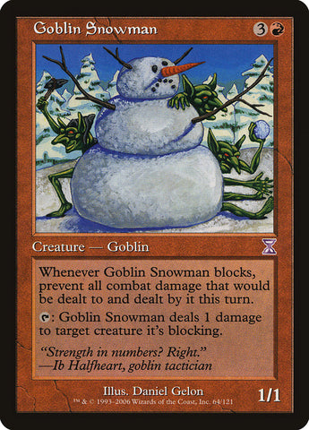 Goblin Snowman [Time Spiral Timeshifted] Foil