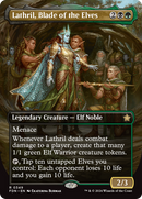 Lathril, Blade of the Elves (Borderless) [Foundations] Foil