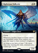 Righteous Valkyrie (Extended Art) [Kaldheim] Foil
