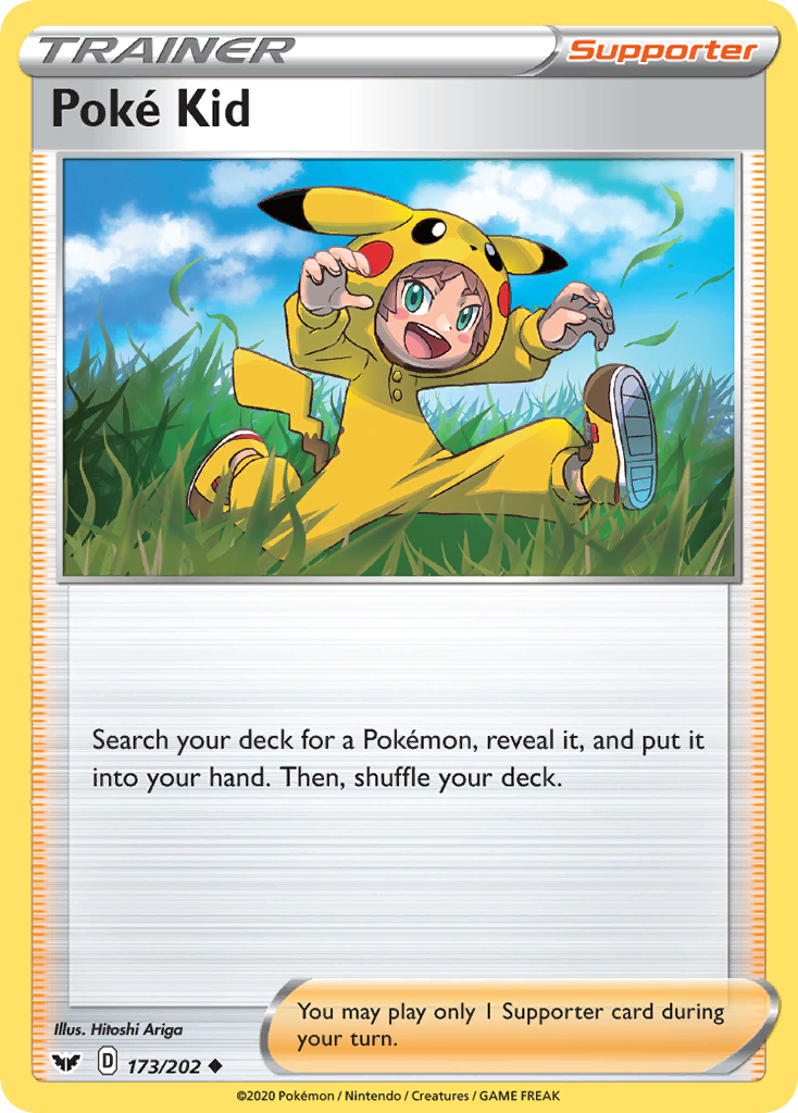 Poke Kid (173/202) [Sword & Shield: Base Set] Reverse Holofoil