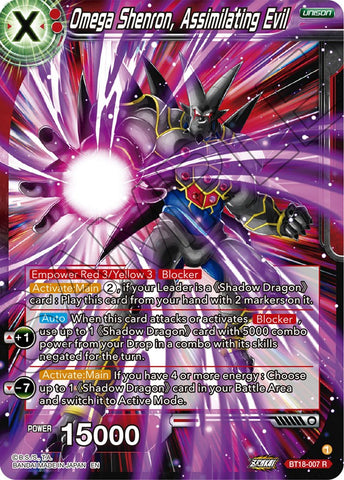 Omega Shenron, Assembling Evil (BT18-007) [Dawn of the Z-Legends] Parallel Foil