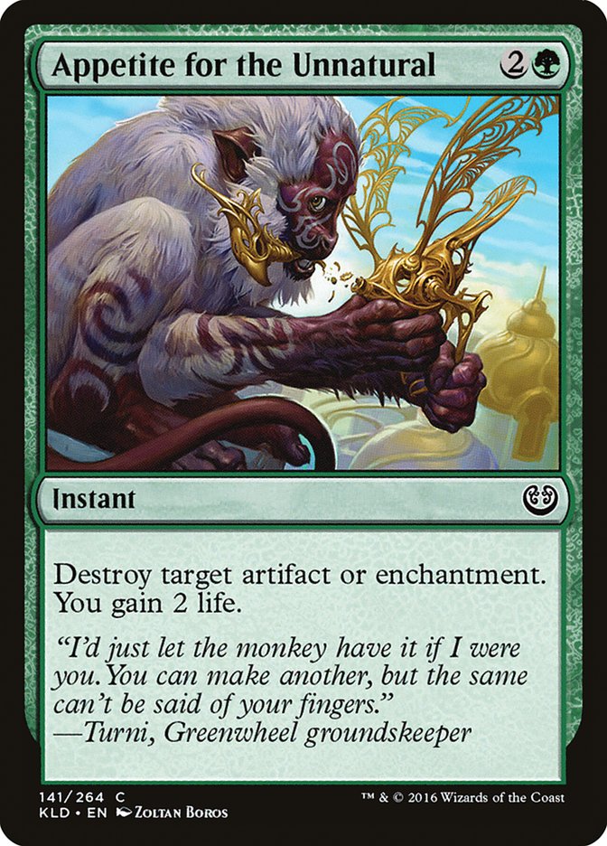 Appetite for the Unnatural [Kaladesh] Foil
