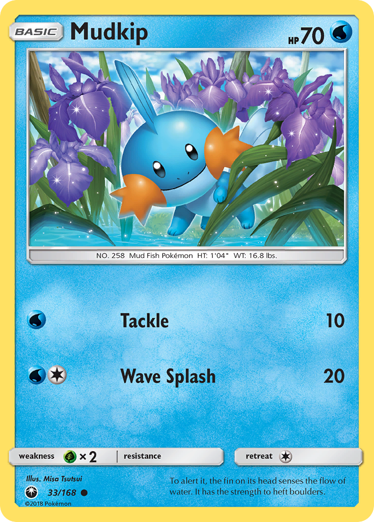 Mudkip (33/168) [Sun & Moon: Celestial Storm] Reverse Holofoil