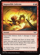 Impossible Inferno [Duskmourn: House of Horror] Foil