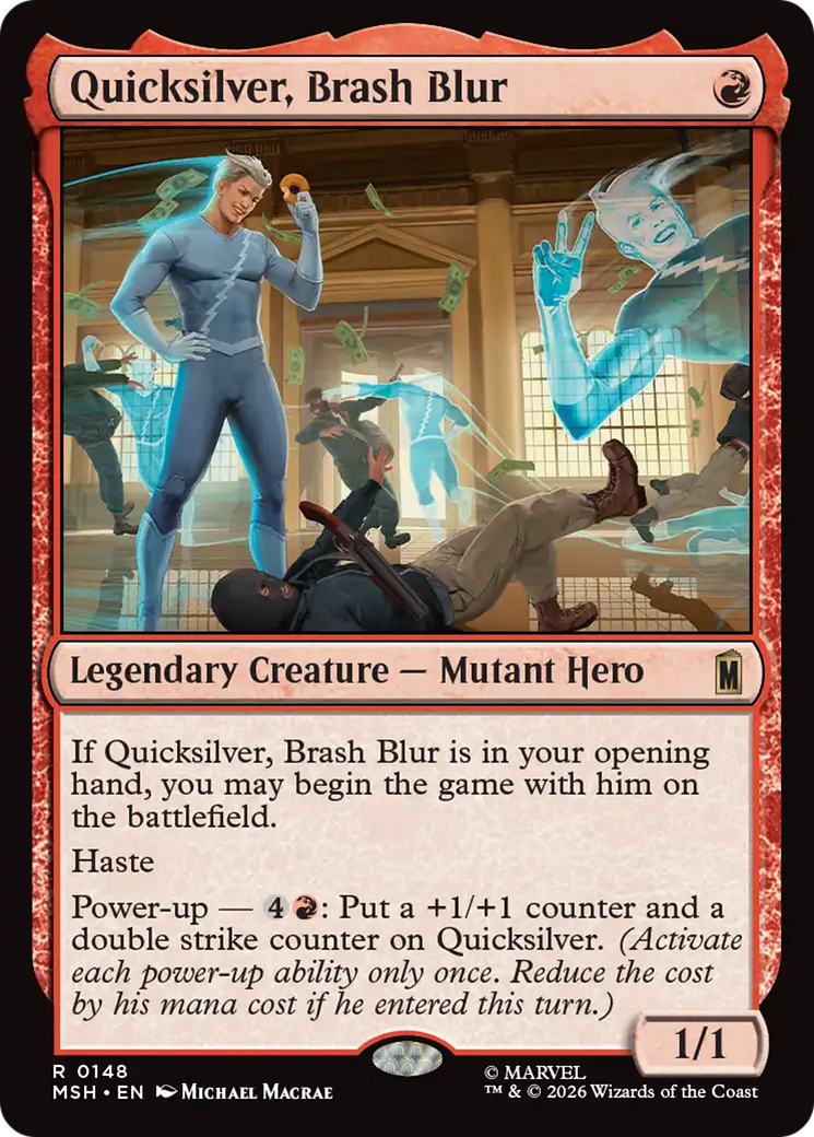 Quicksilver, Brash Blur [Marvel Super Heroes] Foil