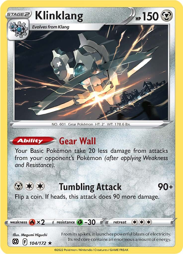 Klinklang (104/172) [Sword & Shield: Brilliant Stars] Reverse Holofoil