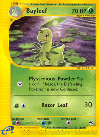 Bayleef (71/165) [Expedition: Base Set] Reverse Holofoil