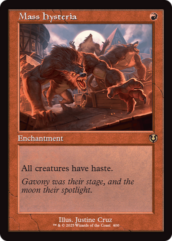 Mass Hysteria (Retro Frame) [Innistrad Remastered] Foil
