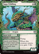 Sagu Wildling (Showcase) [Tarkir: Dragonstorm] Foil