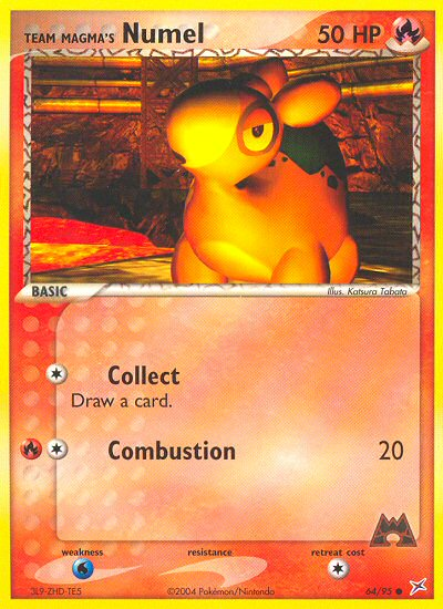 Team Magma's Numel (64/95) [EX: Team Magma vs Team Aqua] Reverse Holofoil