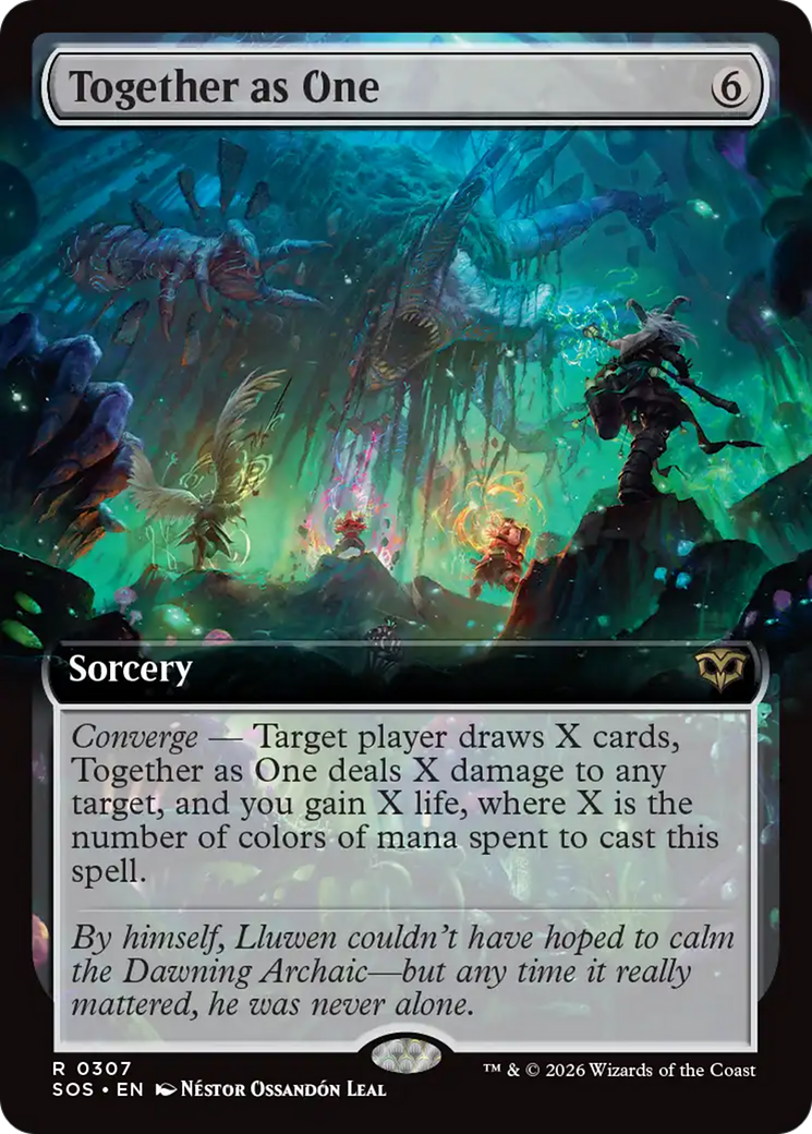 Together as One (Extended Art) [Secrets of Strixhaven] Foil
