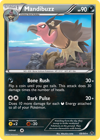 Mandibuzz (69/98) [Black & White: Emerging Powers] Reverse Holofoil