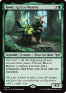 Kona, Rescue Beastie (0187) [Duskmourn: House of Horror] Foil