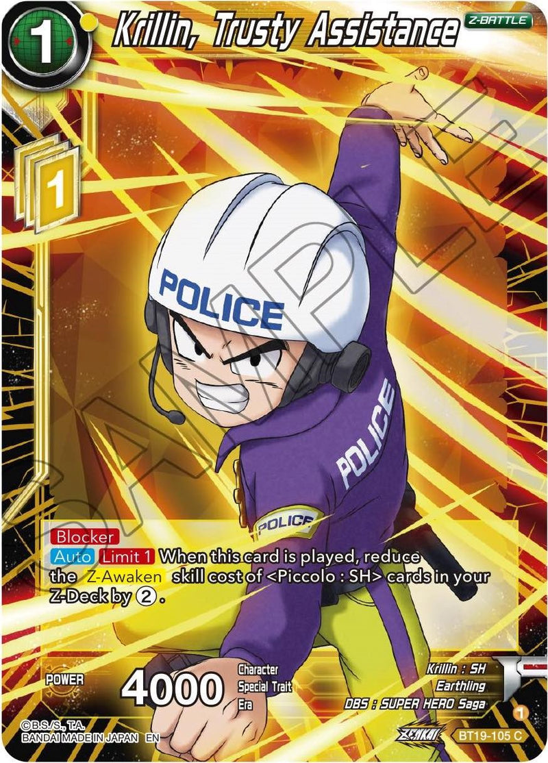 Krillin, Trusty Assistance (BT19-105) [Fighter's Ambition] Parallel Foil