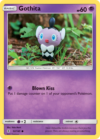 Gothita (52/145) [Sun & Moon: Guardians Rising] Reverse Holofoil
