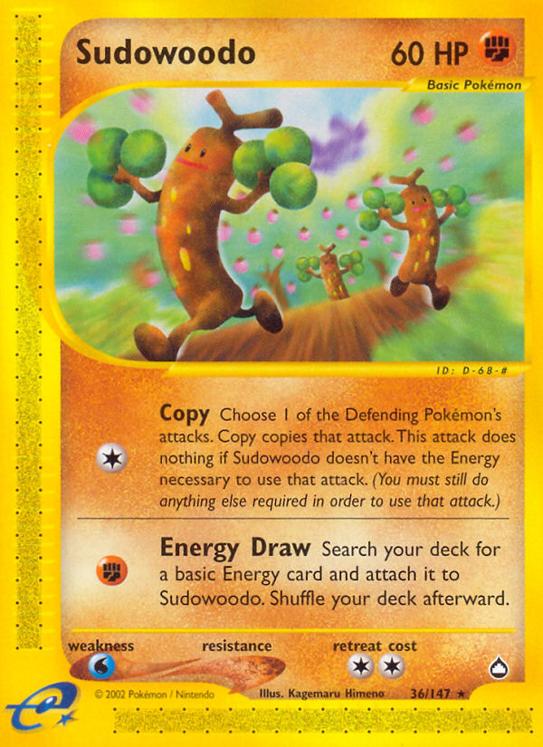 Sudowoodo (36/147) [Aquapolis] Reverse Holofoil
