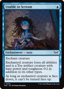 Unable to Scream [Duskmourn: House of Horror] Foil
