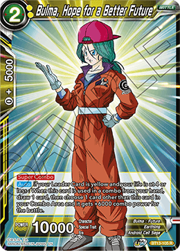 Bulma, Hope for a Better Future (Rare) (BT13-105) [Supreme Rivalry] Parallel Foil