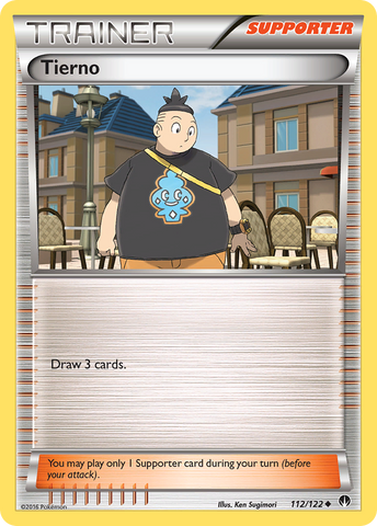Tierno (112/122) [XY: BREAKpoint] Reverse Holofoil