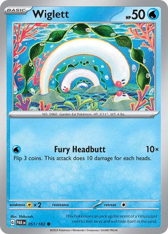 Wiglett (051/182) [Scarlet & Violet: Paradox Rift] Reverse Holofoil