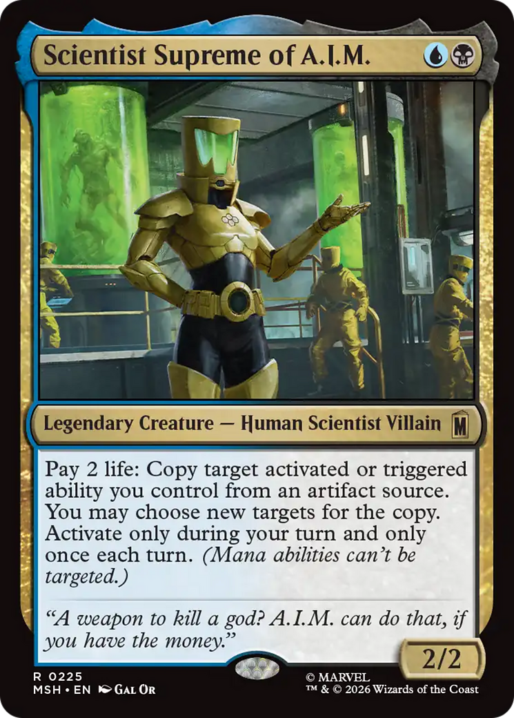 Scientist Supreme of A.I.M. [Marvel Super Heroes] Foil