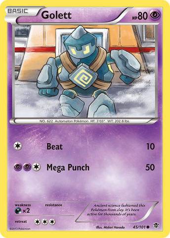 Golett (45/101) [Black & White: Plasma Blast] Reverse Holofoil