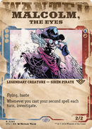 Malcolm, the Eyes (Showcase) [Outlaws of Thunder Junction] Foil