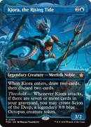 Kiora, the Rising Tide (Borderless) [Foundations] Foil