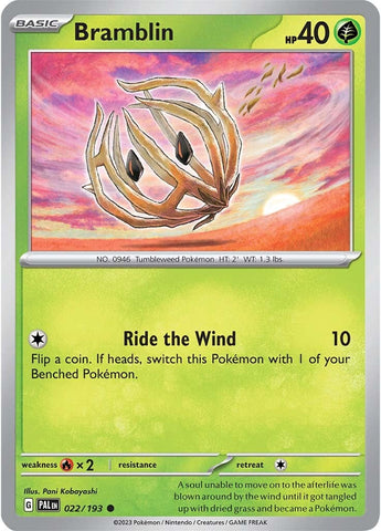 Bramblin (022/193) [Scarlet & Violet: Paldea Evolved] Reverse Holofoil