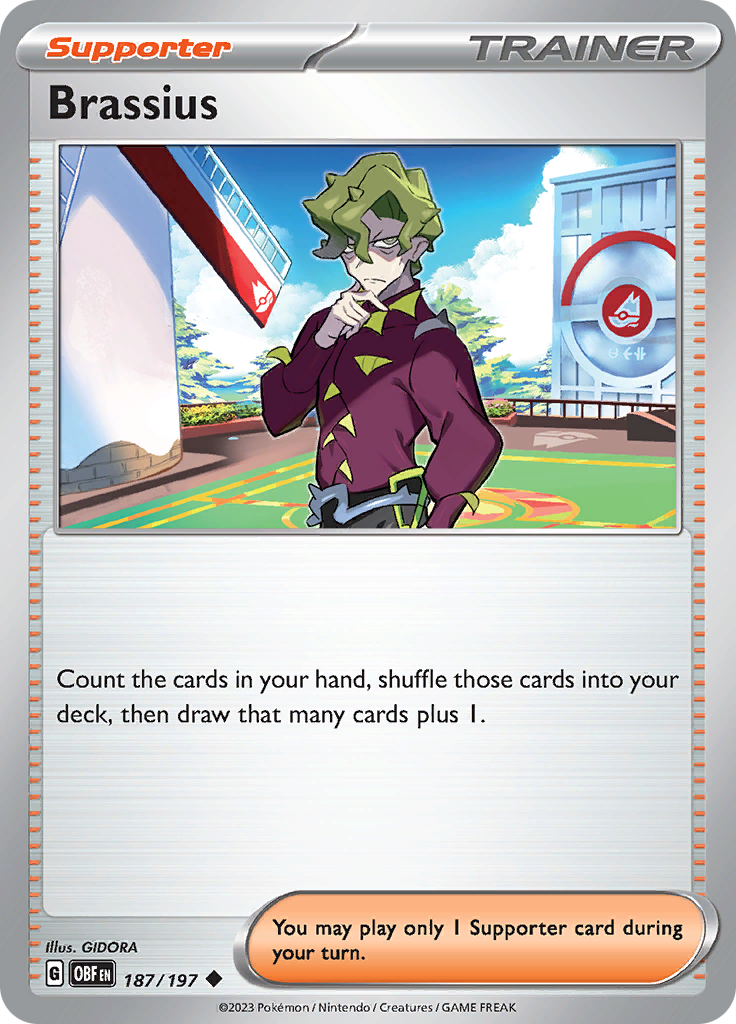 Brassius (187/197) [Scarlet & Violet: Obsidian Flames] Reverse Holofoil