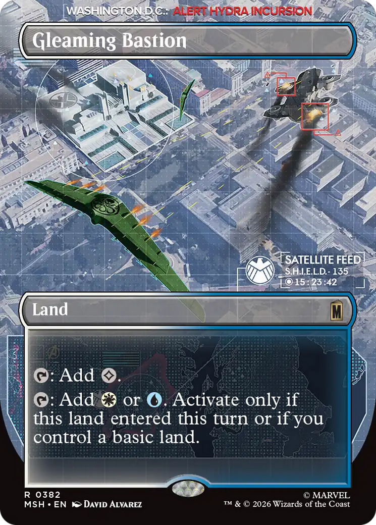 Gleaming Bastion (Borderless) [Marvel Super Heroes] Foil
