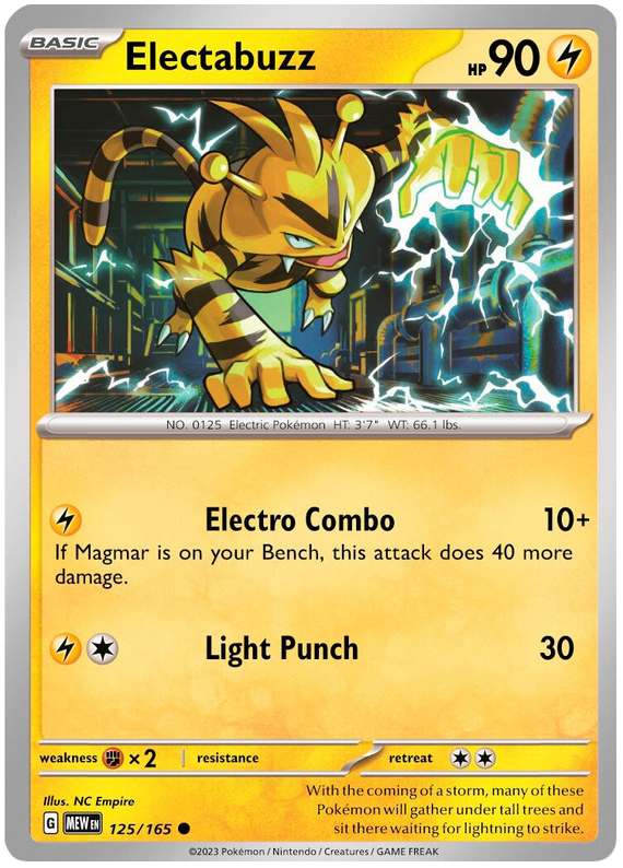 Electabuzz (125/165) [Scarlet & Violet 151] Reverse Holofoil