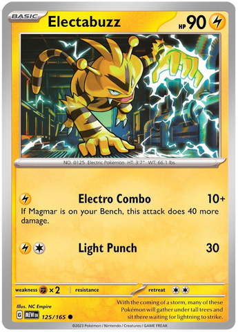 Electabuzz (125/165) [Scarlet & Violet 151] Reverse Holofoil