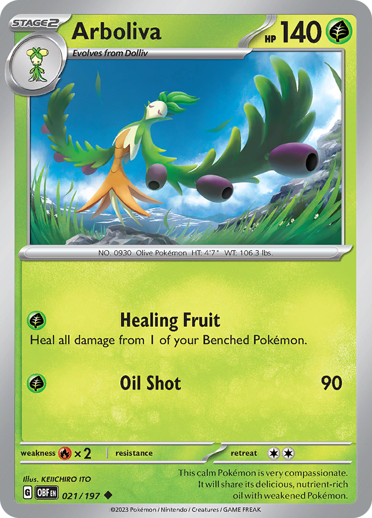 Arboliva (021/197) [Scarlet & Violet: Obsidian Flames] Reverse Holofoil