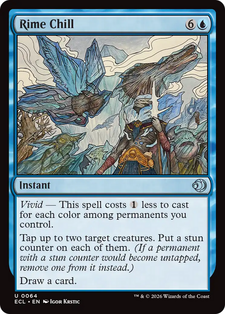 Rime Chill [Lorwyn Eclipsed] Foil