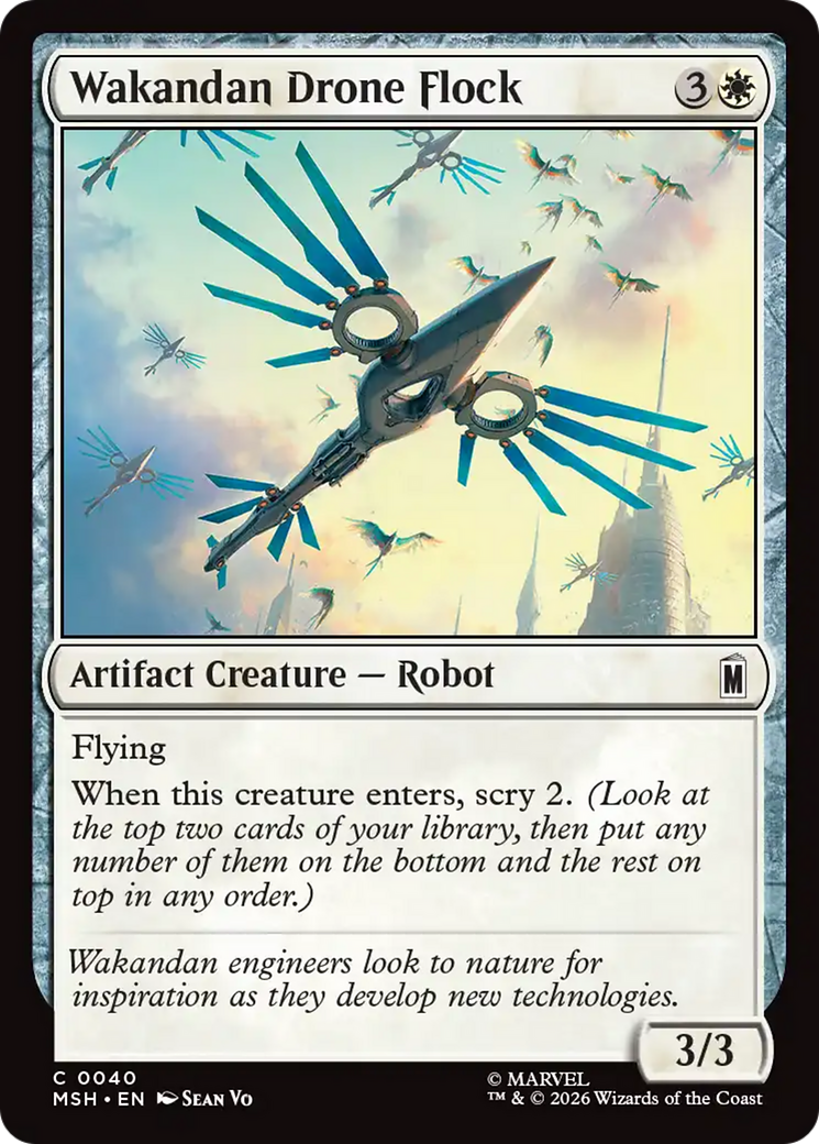 Wakandan Drone Flock [Marvel Super Heroes] Foil