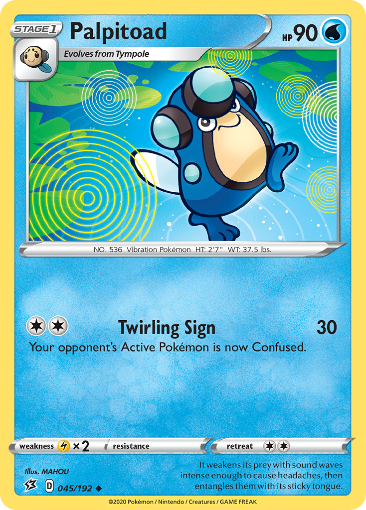 Palpitoad (045/192) [Sword & Shield: Rebel Clash] Reverse Holofoil