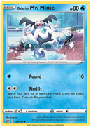 Galarian Mr. Mime (034/163) [Sword & Shield: Battle Styles] Reverse Holofoil