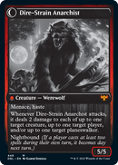 Volatile Arsonist // Dire-Strain Anarchist [Innistrad: Double Feature] Foil