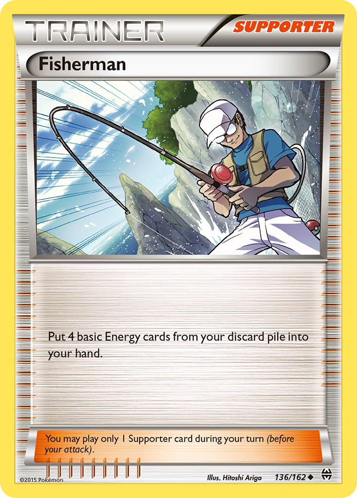 Fisherman (136/162) [XY: BREAKthrough] Reverse Holofoil
