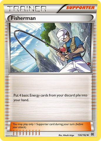 Fisherman (136/162) [XY: BREAKthrough] Reverse Holofoil