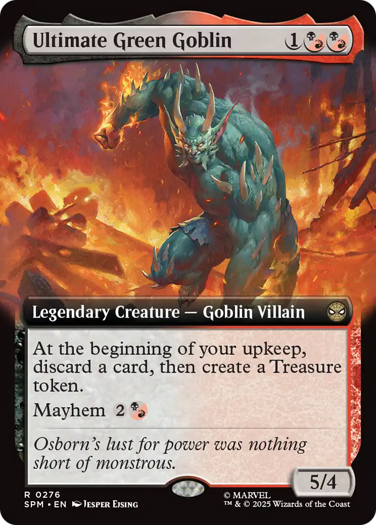 Ultimate Green Goblin (Extended Art) [Marvel's Spider-Man] Foil