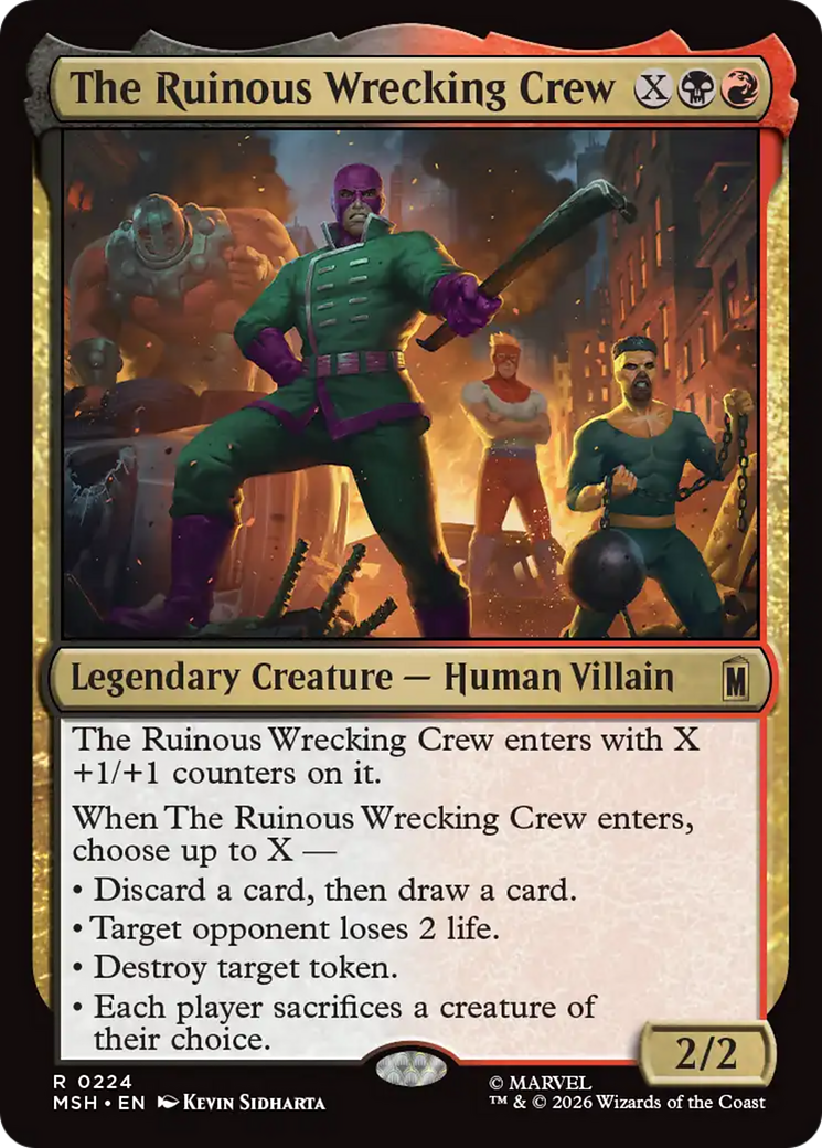 The Ruinous Wrecking Crew [Marvel Super Heroes] Foil