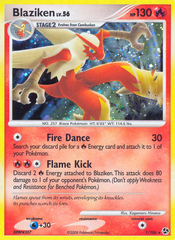 Blaziken (1/106) [Diamond & Pearl: Great Encounters] Reverse Holofoil