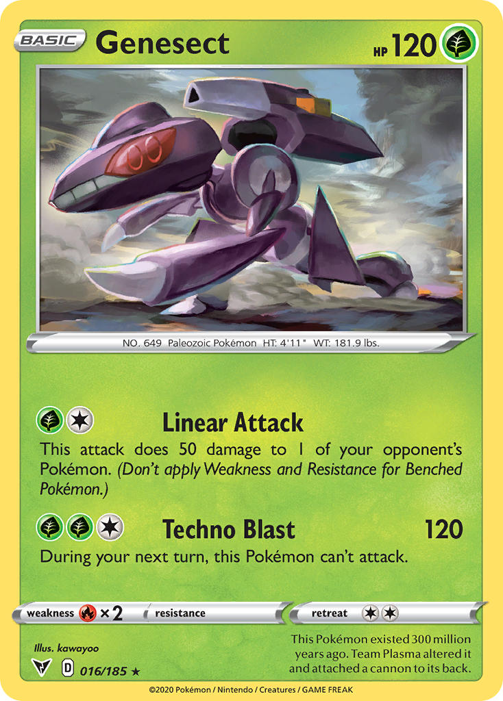 Genesect (016/185) [Sword & Shield: Vivid Voltage] Reverse Holofoil