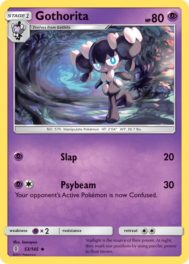 Gothorita (53/145) [Sun & Moon: Guardians Rising] Reverse Holofoil