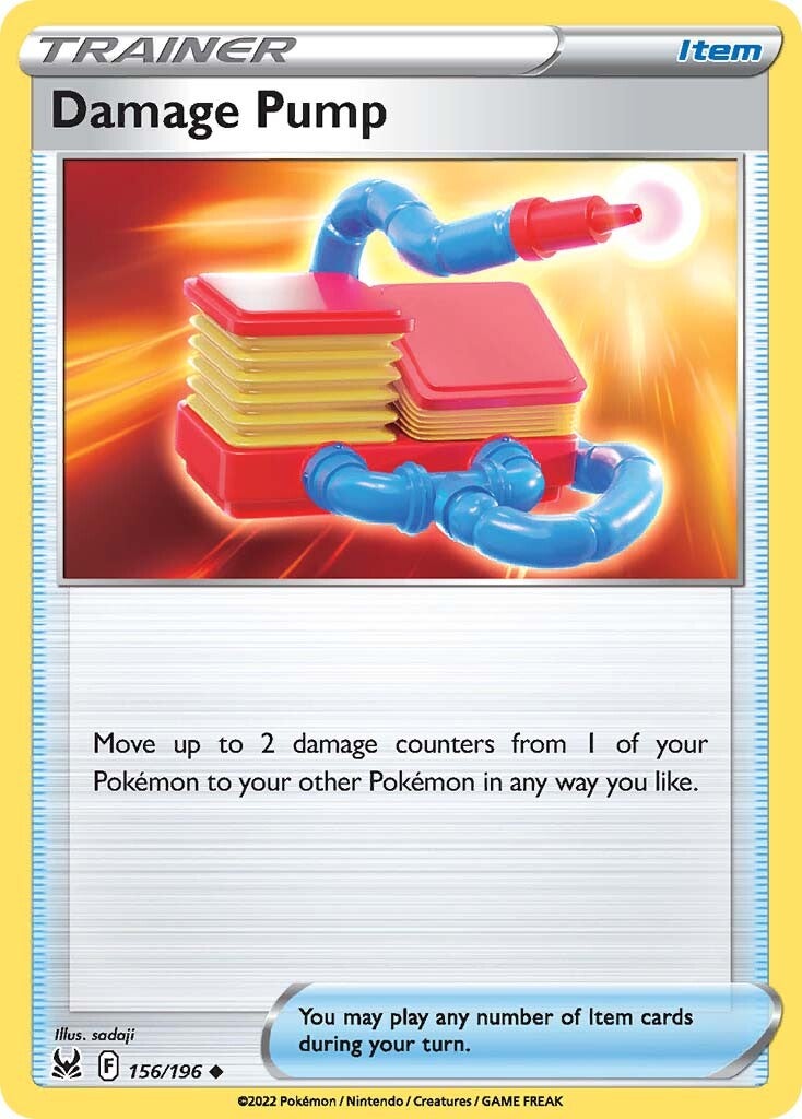 Damage Pump (156/196) [Sword & Shield: Lost Origin] Reverse Holofoil