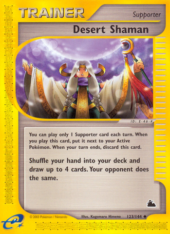 Desert Shaman (123/144) [Skyridge] Reverse Holofoil